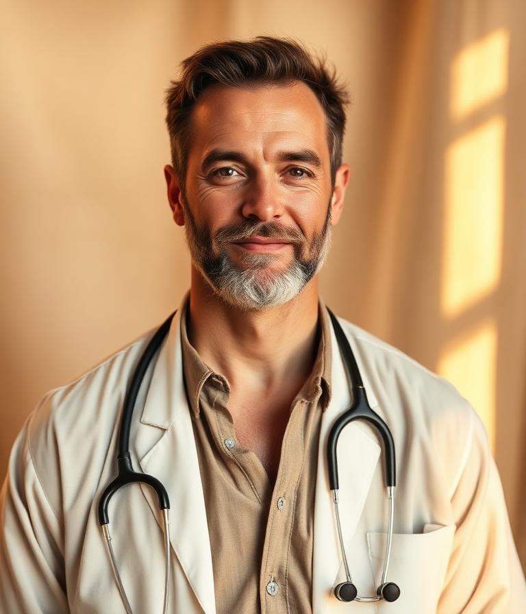 Portrait of Dr. Idris Fenn